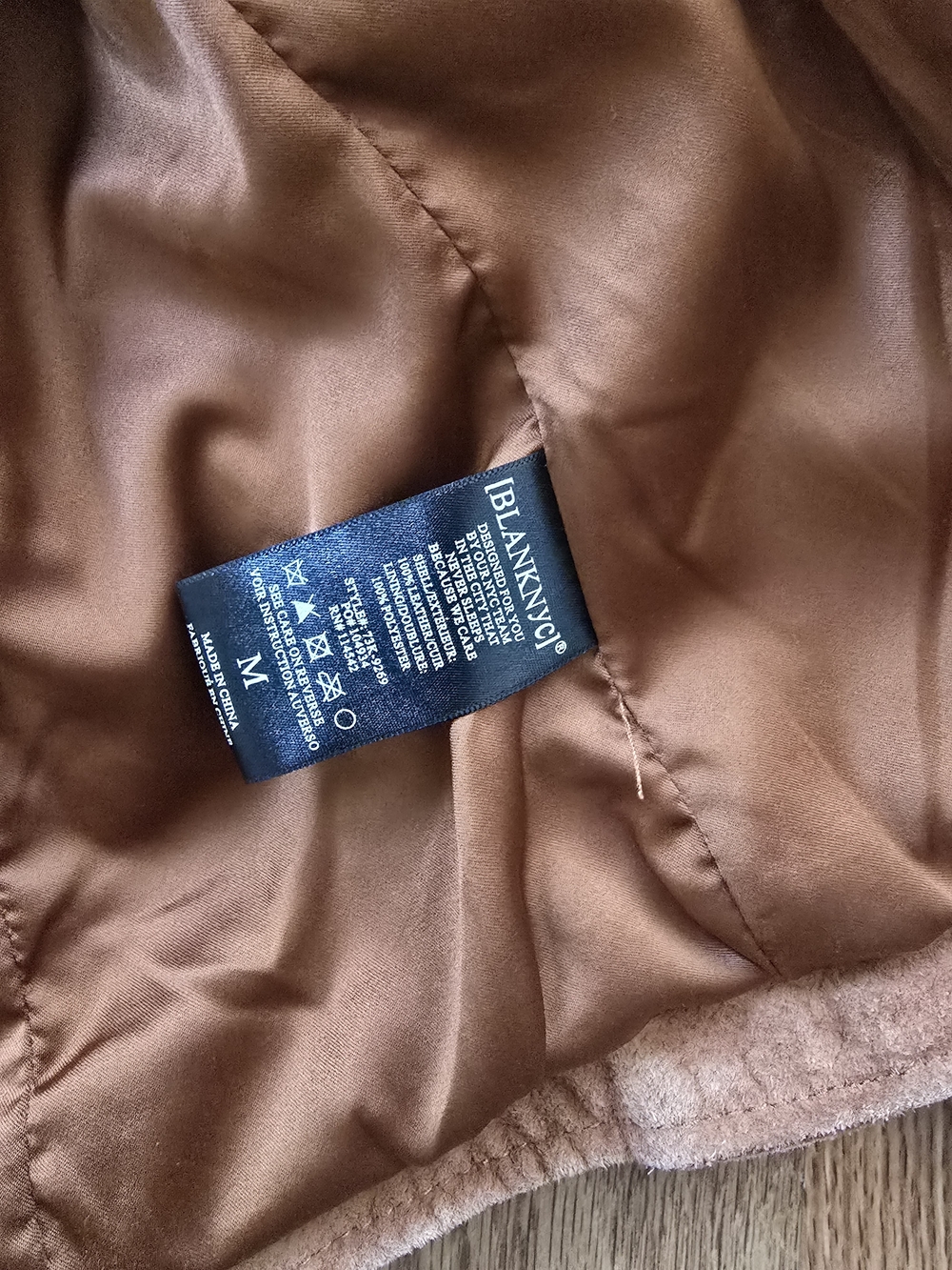 Blank NYC Suede Moto Jacket - Rust Orange. BLANKNYC Denim Morning Suede - Picture 8 of 15